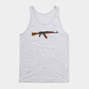 Kalashnikov Assault rifle Modernized ( AKM ) color Tank Top